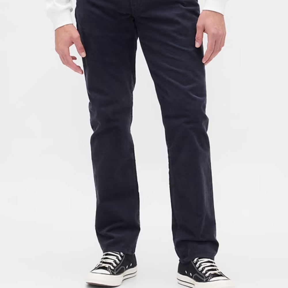 Gap Corduroy Pants Mans‎ 32X34 Charcoal Casual Pockets
Zip